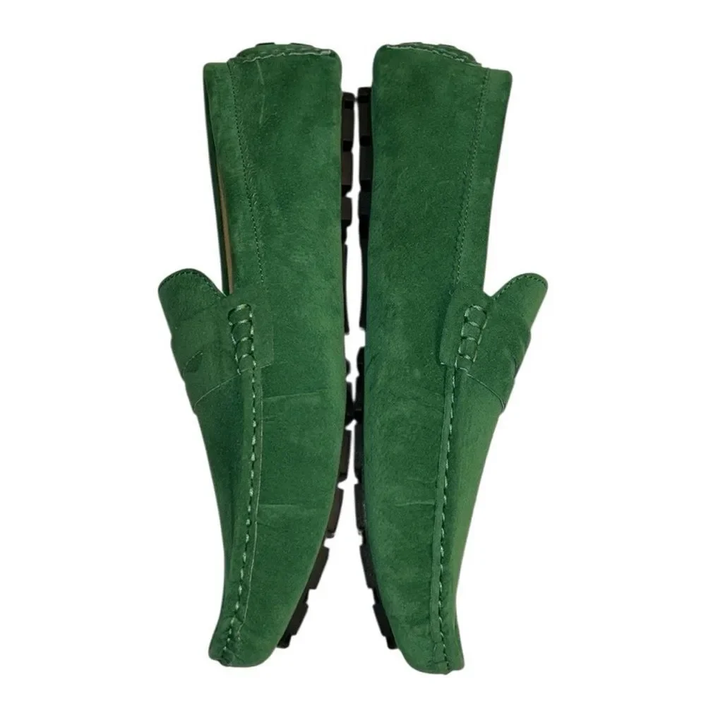Fashion Men’s Green Slip-on Shoes(Size 48/8.5)